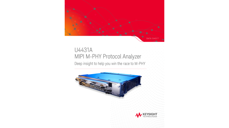 U4431A MIPI M-PHY Protocol Analyzer